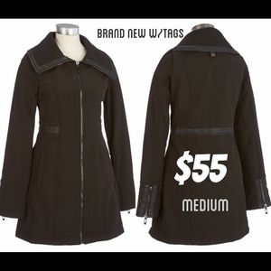 NWT Steve Madden, Soft Shell, Long Coat